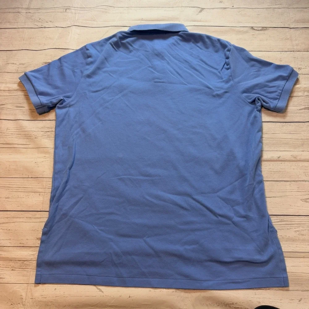 Polo Ralph Lauren‎ Short Sleeve 100% Cotton Blue Polo Shirt Men's Size XL